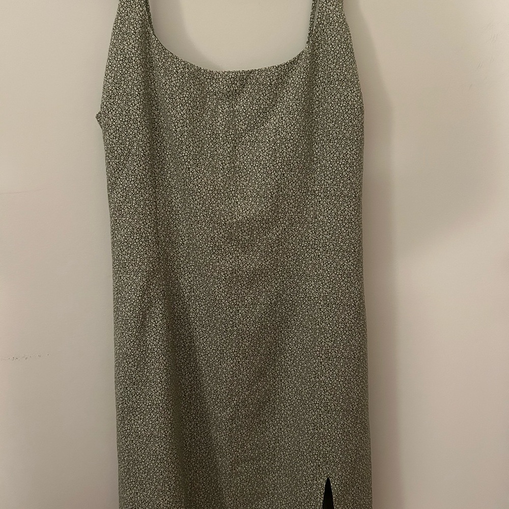 Abercrombie & Fitch Green and White Mini Dress